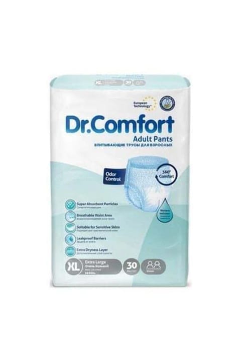 Dr.Comfort شورت جاذب مخصوص بیمار سایز XL ۳۰ عددی