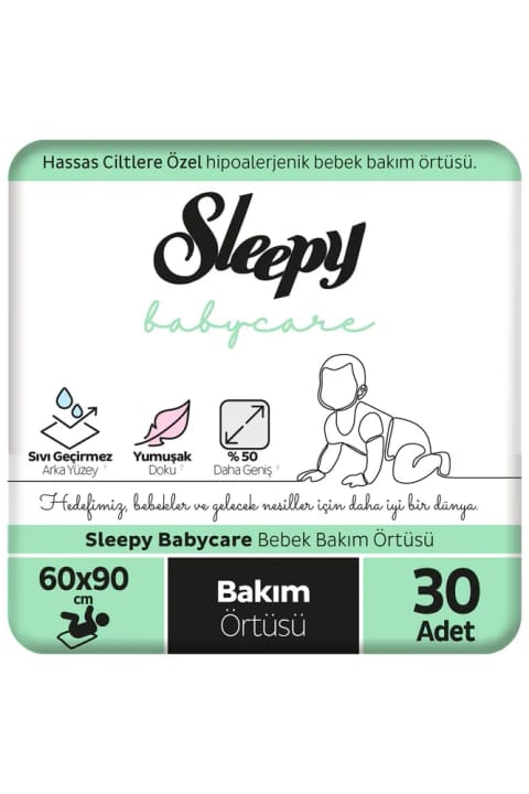 Sleepy Babycare محافظ نوزاد 60x90 سانتیمتر 3x10 30 عدد