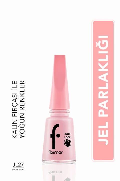 Flormar ژل براق ناخن (صورتی)