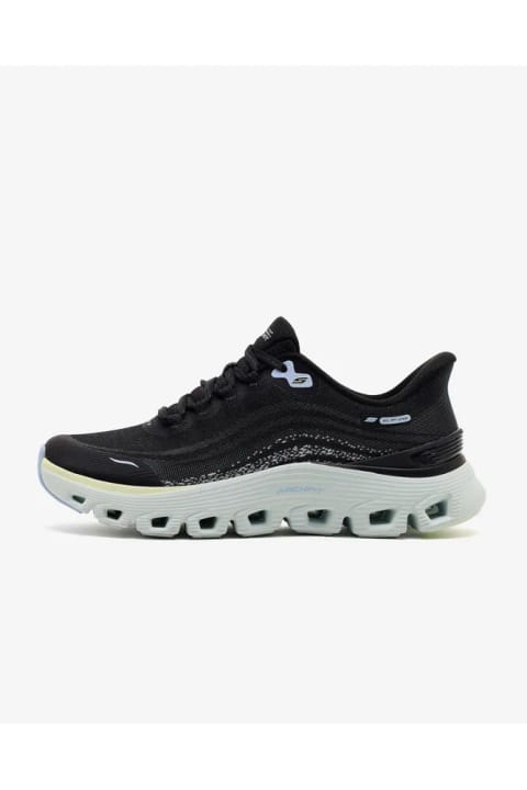 SKECHERS ARCH FIT GLIDE-STEP WAVE زنانه کفش اسپرت مشکی 150760 BKTQ