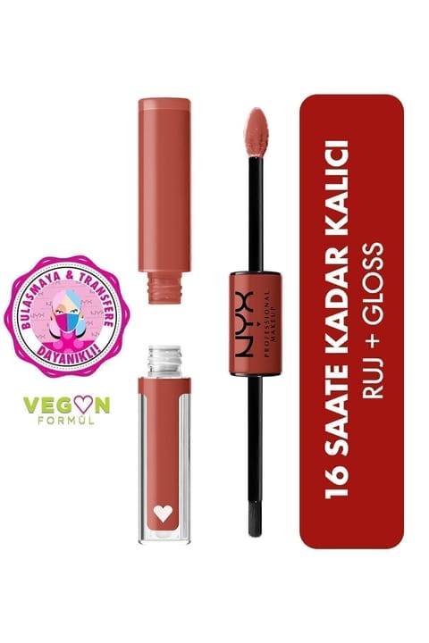 رژ لب براق NYX Professional Makeup Shine Loud High Shine Life Goals