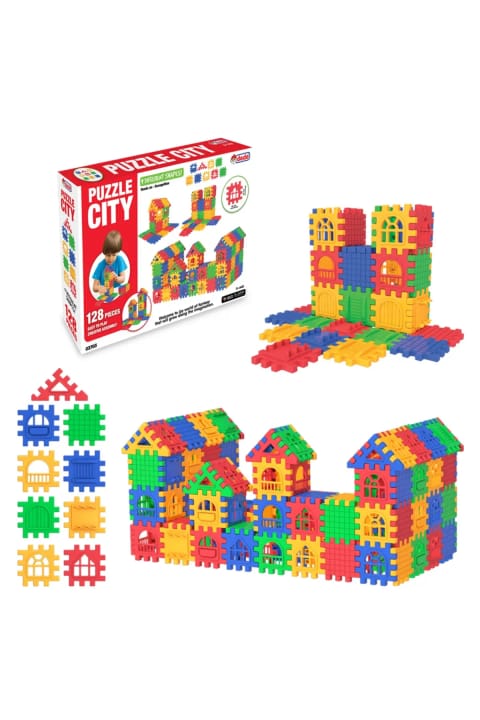 DEDE Puzzle City 128 پارچه