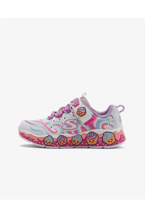 SKECHERS CUPCAKE CUTİE کفش اسپرت سفید دخترانه بزرگ‌سال 303627L WMLT