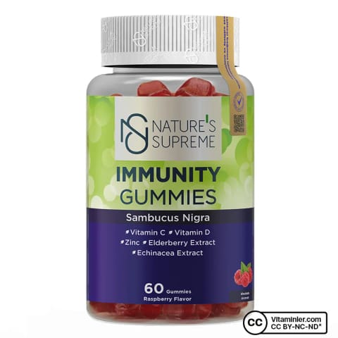 Nature's Supreme Immunity Gummies 60 عددی فرم جویدنی