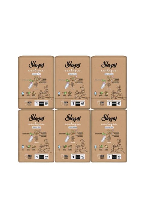 Sleepy Ecologic Premium روزانه پد معمولی 6×40