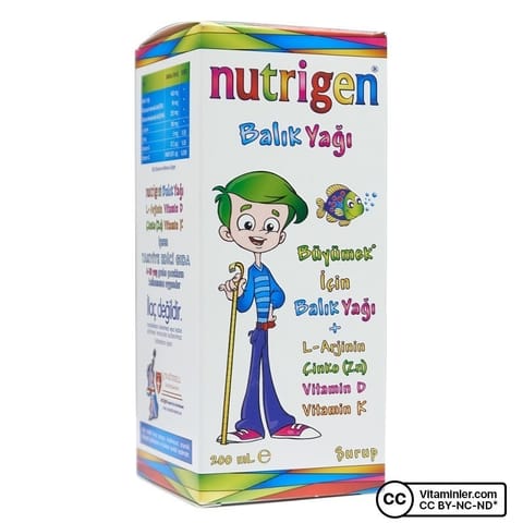 شربت روغن ماهی Nutrigen 200 mL