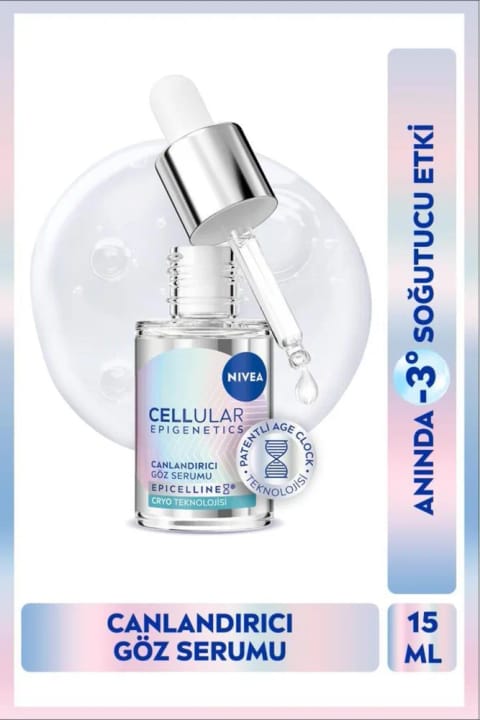 NIVEA Epigenetics سرم دور چشم Reviving 15ml، ضد پیری، با اثر خنککنندگی...