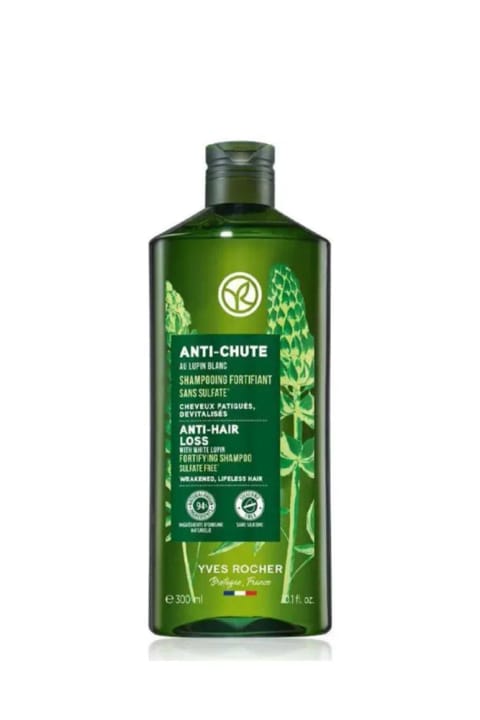 Yves Rocher شامپو وگان ضد ریزش موی مردانه با پری بیوتیک 300 میلیلیتر