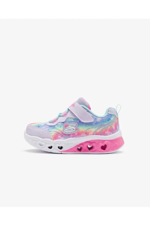 SKECHERS Flutter Heart Lights - Groovy Swirl 303253N کفش بچگانه ارتوپدی چراغ‌دار