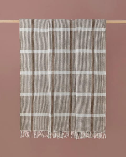 شال مبل Damasko 130x170 سانتی‌متر قهوه‌ای