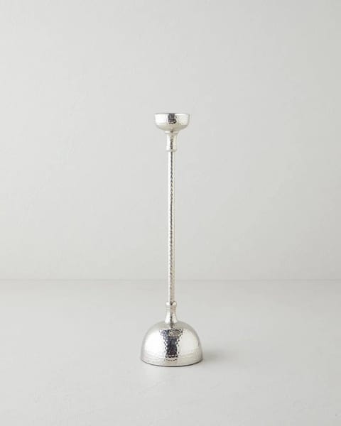 Vera آبجکت دکوراتیو فلزی ۹×۹×۳۵ سانتی‌متر Silver