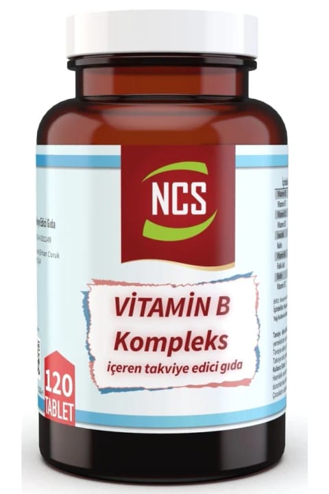 NCS 120 قرص ویتامین B کمپلکس بدون طعم با اینوزیتول