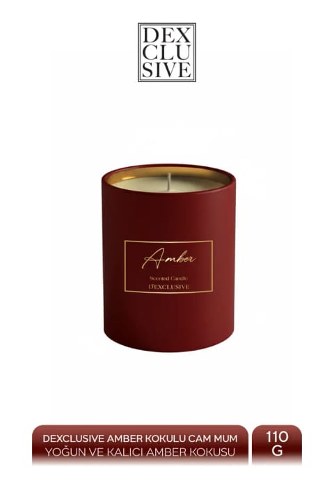 DEXCLUSIVE شمع معطر آمبر ۱۱۰ گرم
