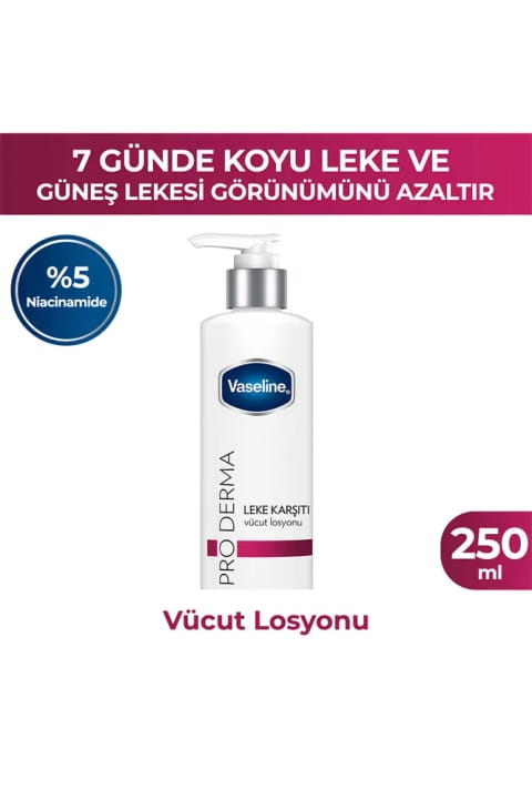 لوسیون بدن ضد لک Vaseline Pro Derma 250 ml