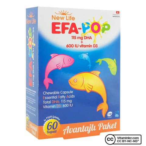 نیو لایف Efa-Pop 60 کپسول