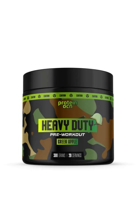 Proteinocean Heavy Duty Pre-Workout سبز سیب - 300 گرم - 20 سروینگ