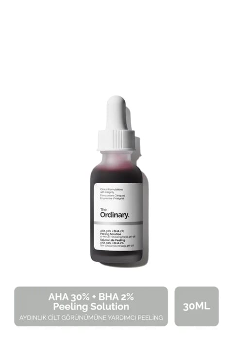 The Ordinary AHA 30% + BHA 2% Peeling Solution 30ml - کمک به ظاهر روشن پوست