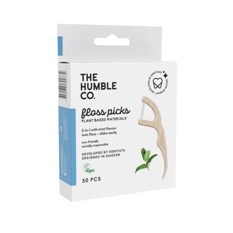 Humble Brush Floss Pick خلال دار نخ دندان ۵۰ عددی (نعناع)
