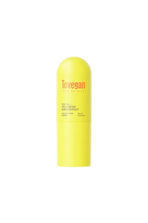 Tovegan Colorfood Series Yellow کرم ضدآفتاب UV با SPF50+/PA+++ حجم 60ml