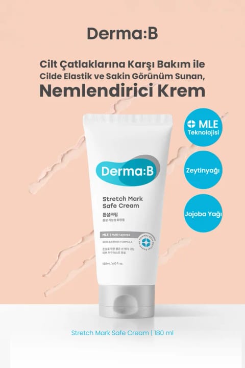 کرم مرطوب‌کنندهDERMA:B ضد ترک پوست
