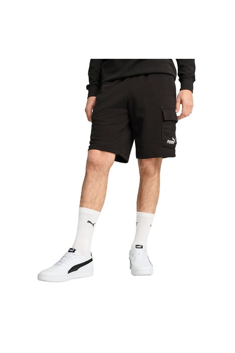 شورت کوتاه مردانه Puma Ess No. 1 Logo Cargo مشکی استایل روزمره 68266201