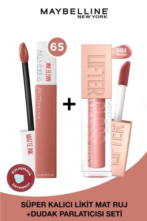 Maybelline New York Super Stay Matte Ink Liquid Matte Lipstick 65 Seductress & Lifter...