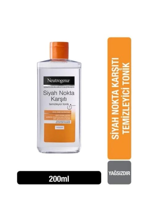 تونر پاککننده ضد جوش سرسیاه Neutrogena Visibly Clear 200ml