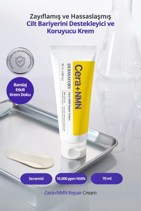 کرم ترمیمکننده سد دفاعی پوست حساس DERMATORY با Ceramide و NMN