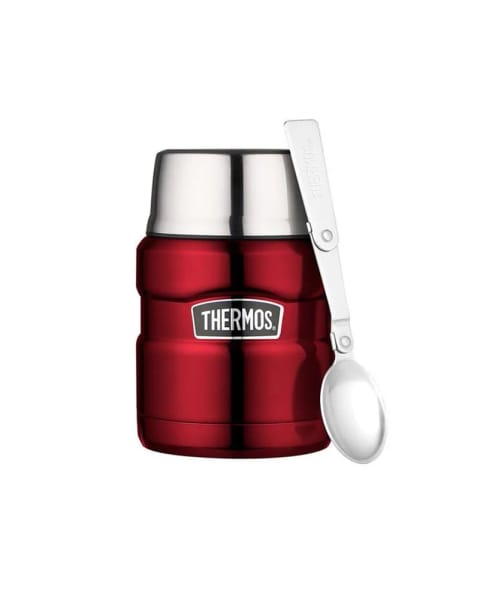فلاسک غذا Thermos SK3000 Stainless King ۰,۴۷ لیتر زغال‌اخته (CR)