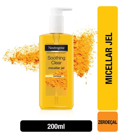 Neutrogena Soothing Clear Micellar ژل پاک‌کننده آرایش ۲۰۰ میلی‌لیتر