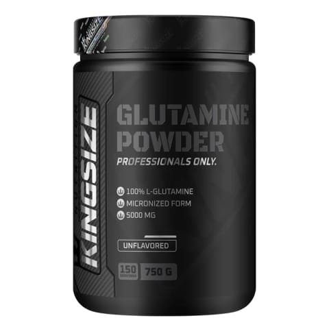 Kingsize Nutrition پودر گلوتامین ۷۵۰ گرم بدون طعم