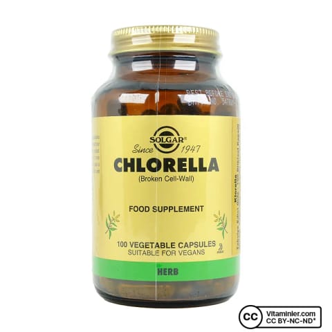 Solgar Chlorella 100 کپسول