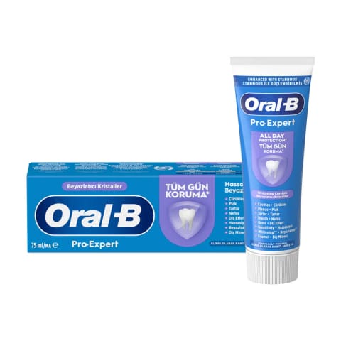 خمیردندان Oral-B Pro-Expert سفیدکننده مخصوص دندان‌های حساس ۷۵ میلی‌لیتر