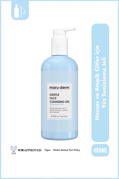 Maru.Derm ژل شستشوی صورت برای پوستهای حساس و آتوپیک 400 میلیلیتر