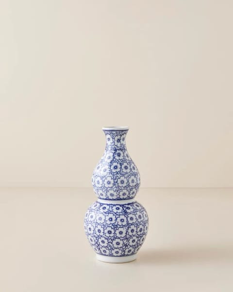 گلدان پرسلن Vanecca ۲۰٫۵ سانتی‌متری آبی