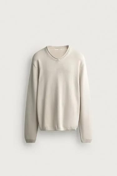 V-NECK REGULAR FIT JUMPER