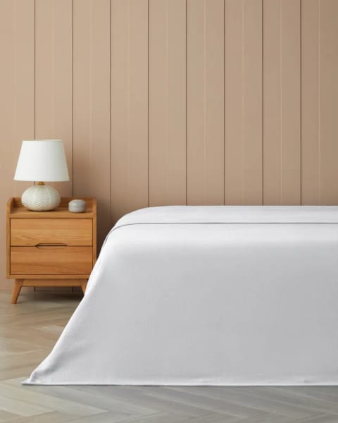 پیکه دو نفره پنبه‌ای Mellow ۲۰۰×۲۲۰ سانتی‌متر سفید