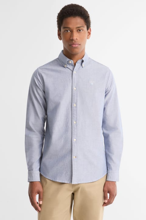 پیراهن مردانه Barbour Oxtown Tailored مدل BL91 آبی سیر