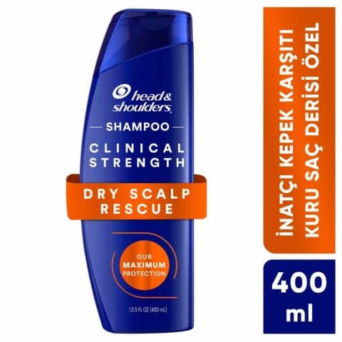 شامپو Head & Shoulders کلینیکال استرنث مخصوص پوست سر خشک ۴۰۰ میلی‌لیتر