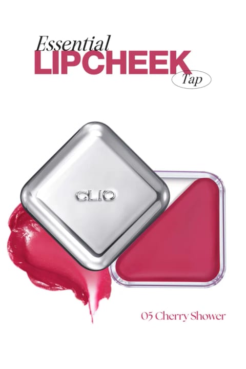 CLIO بالم براق رنگدهنده لب و گونه Essential Lipcheek Tap (05 Cherry)