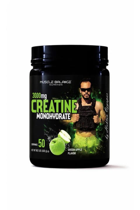 مکمل کراتین مونوهیدرات muscle balance nutrition 400 گرم 50 سروینگ