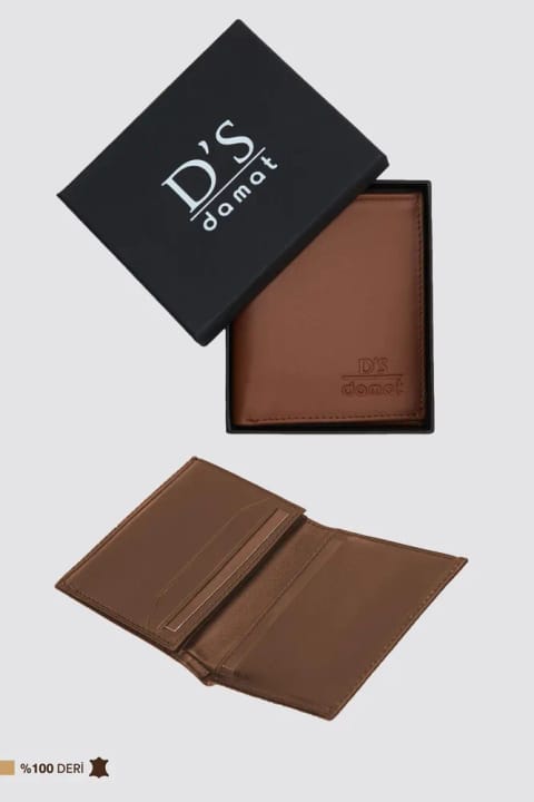 D'S Damat کیف پول چرم اصل با جعبه