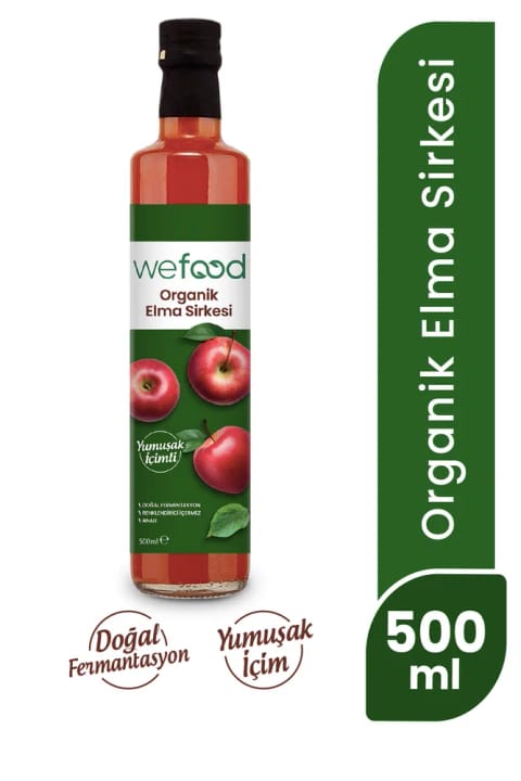 Wefood سرکه سیب ارگانیک 500 میلی‌لیتر