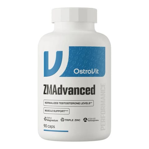 Ostrovit ZMAdvanced Triple Magnesium ZMA، DAA Aspartic، Theanine KSM66، ۹۰ کپسول