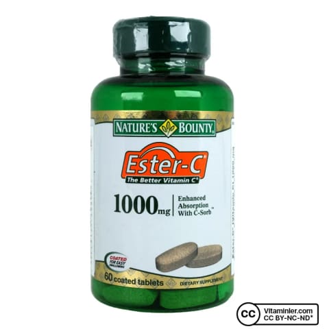 Nature's Bounty Ester C 1000 میلیگرم 60 قرص