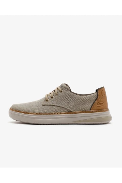 SKECHERS HYLAND کفش روزمره مردانه زیتونی 205135 KHK