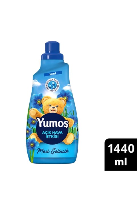 Yumoş Açık Hava Etkisi Mavi Gelincik Konsantre Çamaşır Yumuşatıcısı 144...
