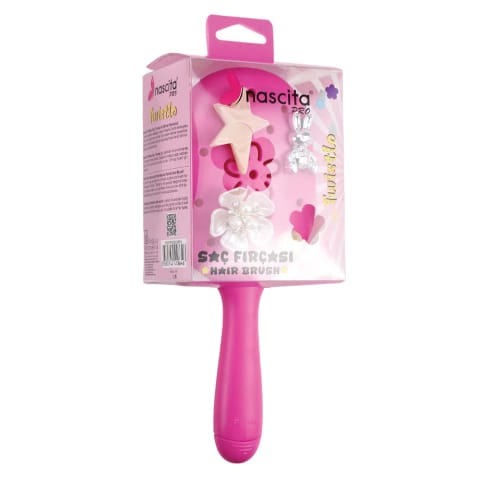 برس بازکننده و شانه‌کن مو Nascita Twistlo صورتی NASFPRO00059PN