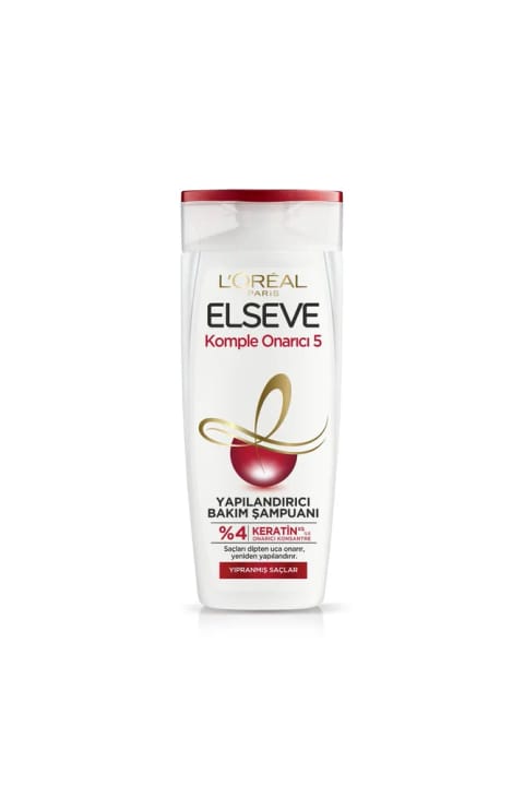 ELSEVE L'Oréal Paris Elseve ترمیم کامل 5 شامپو مراقبتی ساختاردهنده ۳۹۰ میلیلیتر