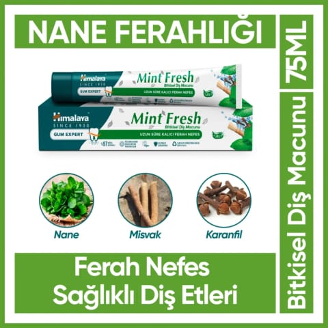 خمیردندان هیمالیا طعم تازگی نعناع ۷۵ میلیلیتر